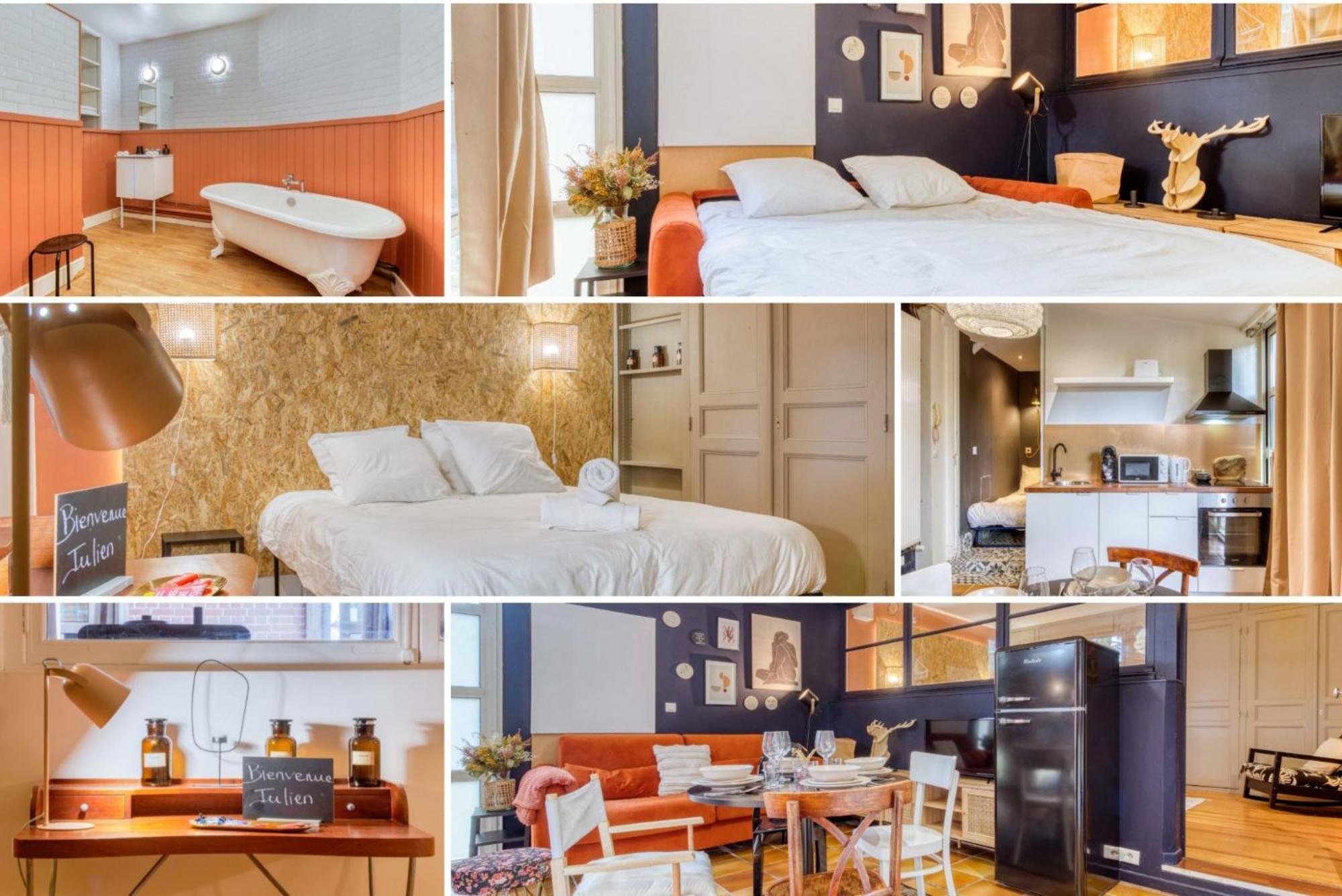 L'Atelier De L'Artiste - Lumineux - Calme - Wifi Apartment Дуе Екстериор снимка