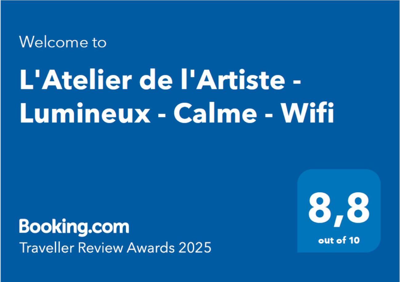 L'Atelier De L'Artiste - Lumineux - Calme - Wifi Apartment Дуе Екстериор снимка